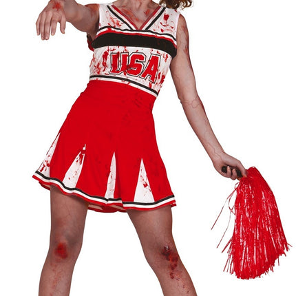 Costume d'Halloween Zombie Cheerleader Dames