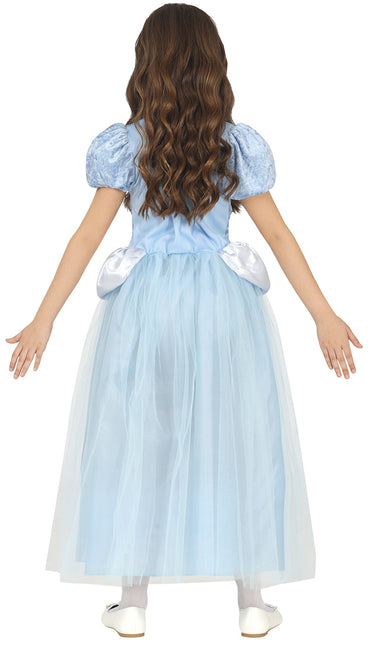 Robe de princesse bleu fille