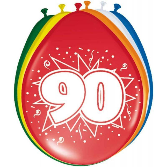 Ballons 90 ans 30cm 8pcs