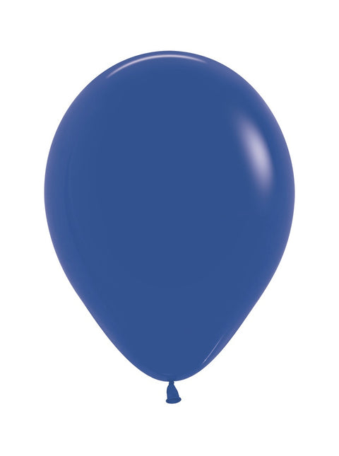 Ballons de baudruche bleu royal 25cm 100pcs