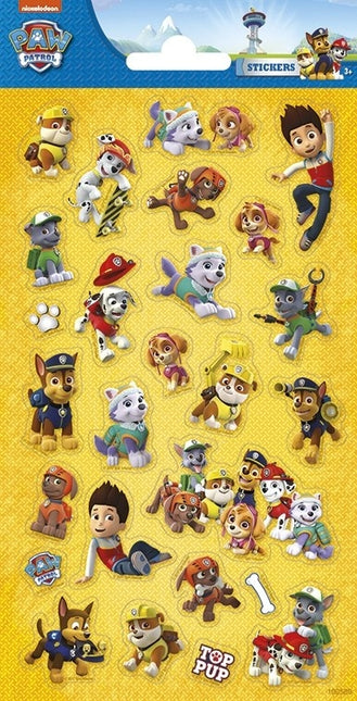 Autocollants Paw Patrol pailletés