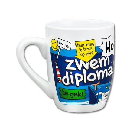 Mug Diplôme de natation 12cm