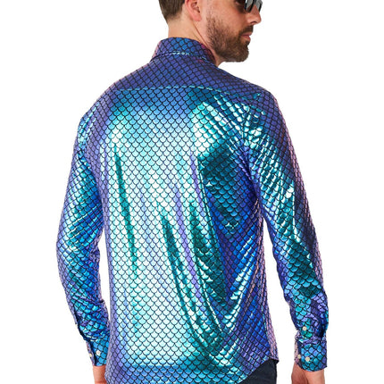 Chemise Disco Mermaid Hommes OppoSuits