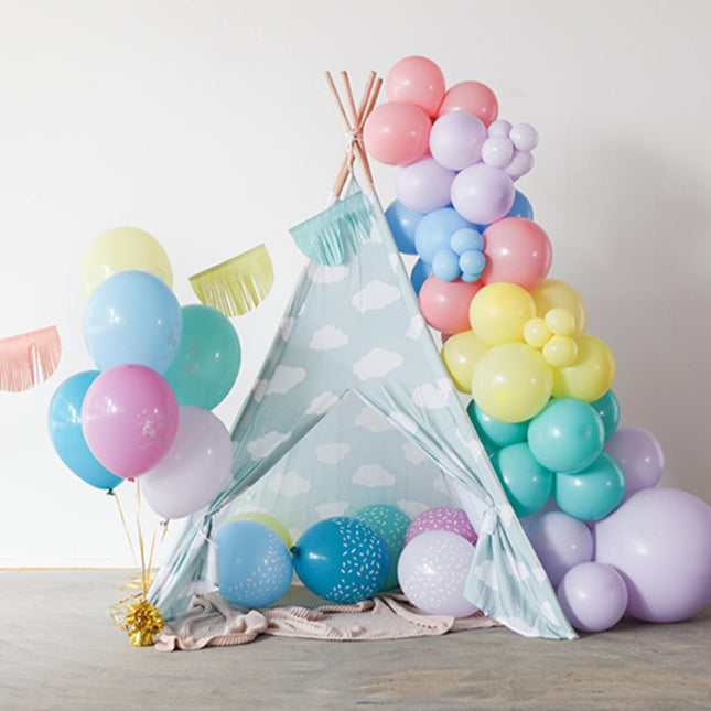 Ballons Confetti Colorés 33cm 6pcs