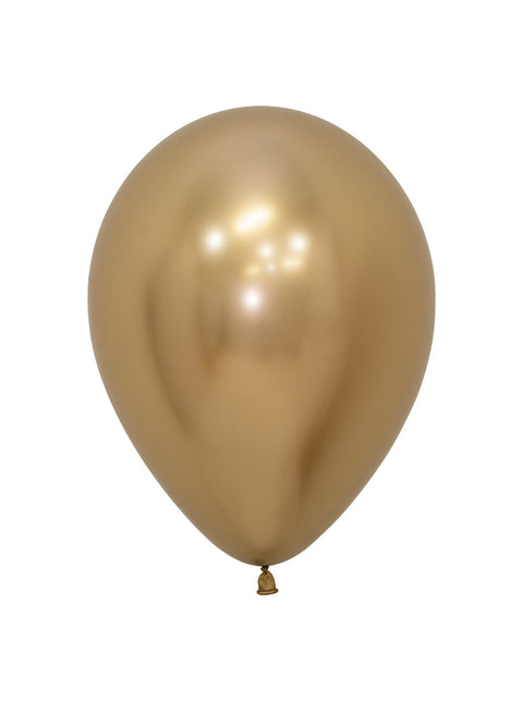 Ballons Reflex Gold 23cm 80pcs