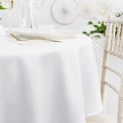 Nappe blanche ronde 2.8m