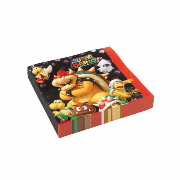 Serviettes Super Mario 33cm 20pcs