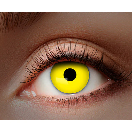 Lentilles de couleur jaune