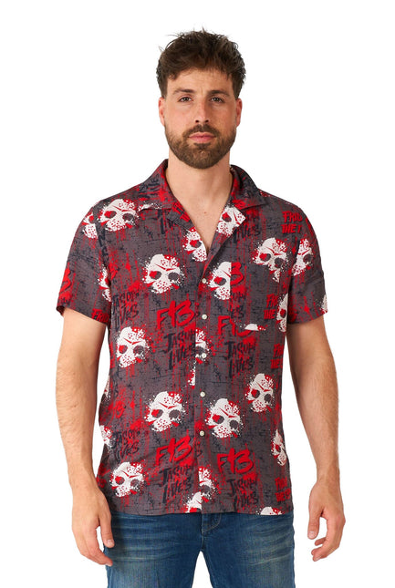 Chemise Vendredi 13 Manches courtes Hommes OppoSuits