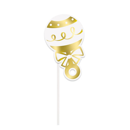 Photo Props Baby Shower Gold 10pcs