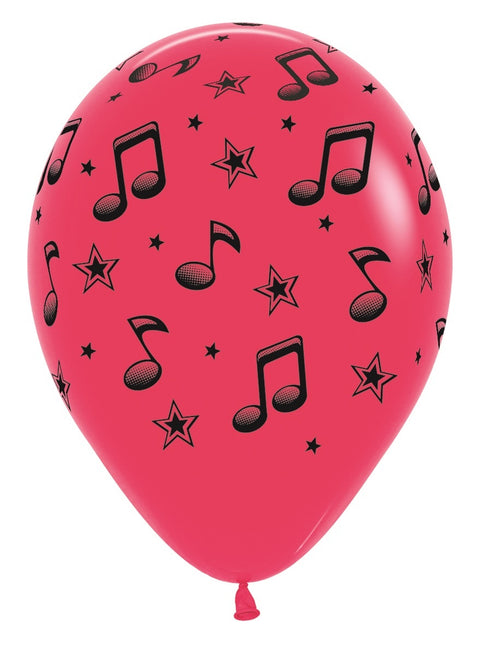 Ballons Notes de musique 30cm 25pcs