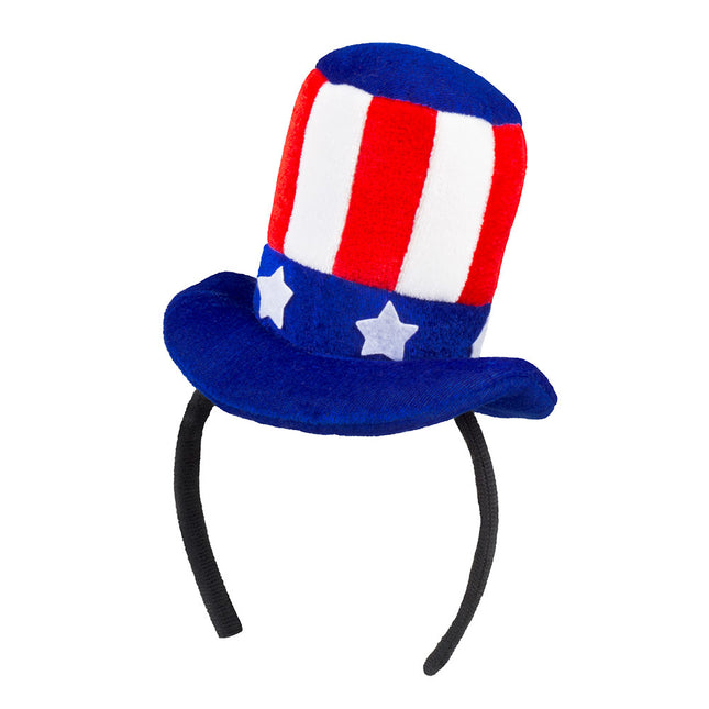 Chapeau diadème drapeau américain