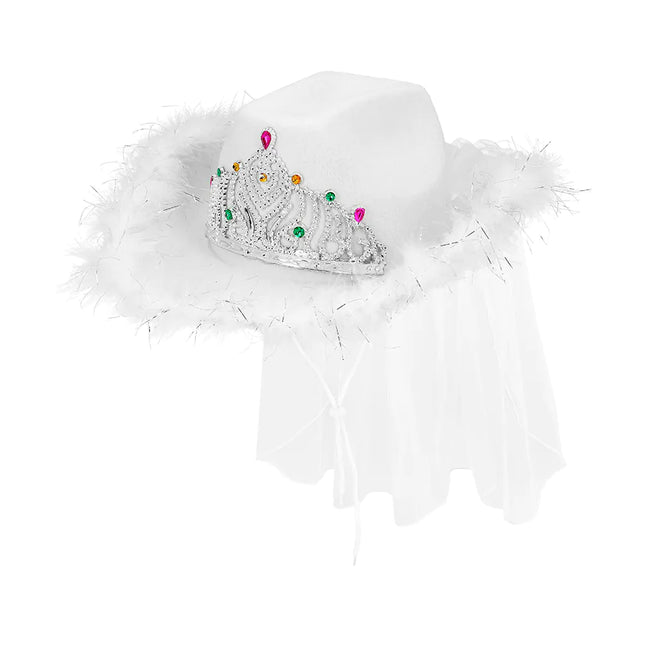 La mariée au chapeau blanc