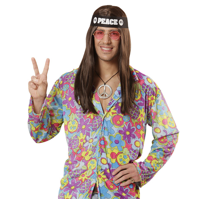 Ensemble de costumes Hippie 60S 3 pièces