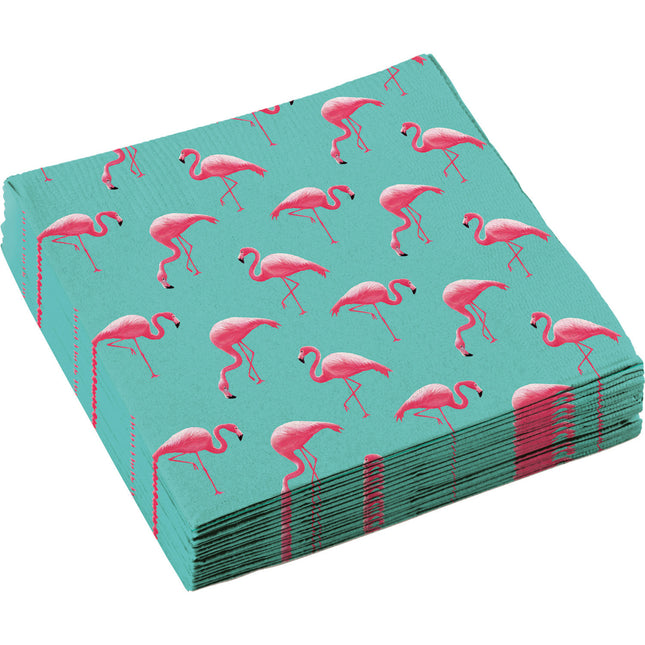 Hawaii Napkins Flamingo Paradise 33cm 20pcs