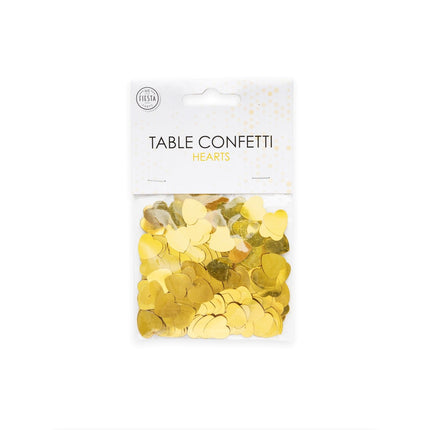 Confetti de table Coeurs d'or