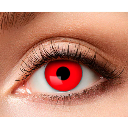 Lentilles de couleur rouge