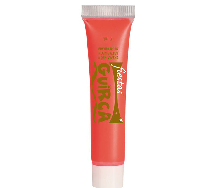 Tube de maquillage rouge fluo 10ml