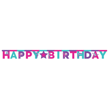 Guirlande de lettres Happy Birthday 3m