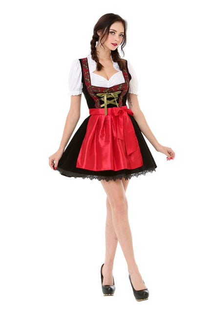 Robe Dirndl Oktoberfest Roses