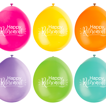 Ballons Bonne Retraite 28cm 10pcs