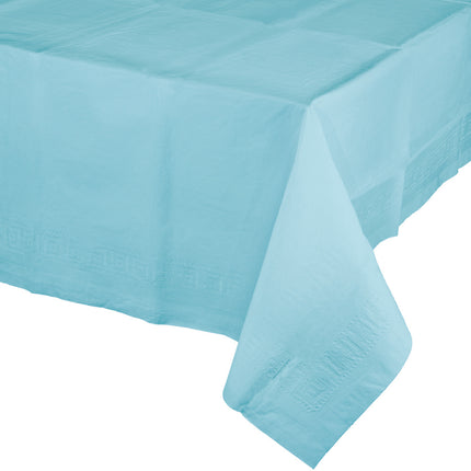 Nappe bleu clair en plastique 2.74m