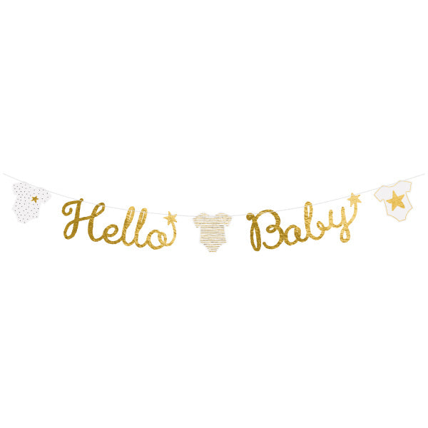 Lettre bannière Hello Baby 1.6m