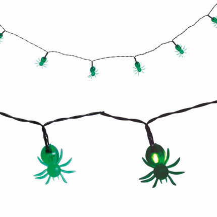 Halloween Led Lights Spiders 1.55m