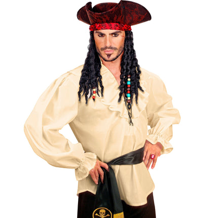 Blouse beige Hommes Pirates/Renaissance