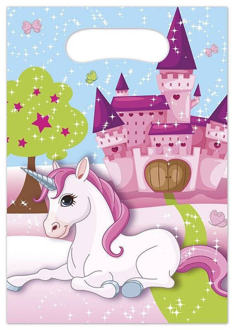 Sacs à partager Licorne Décoration 23cm 6pcs