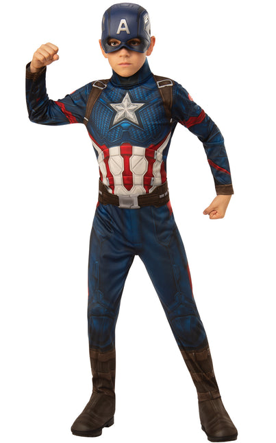 Costume Captain America Enfant Bleu