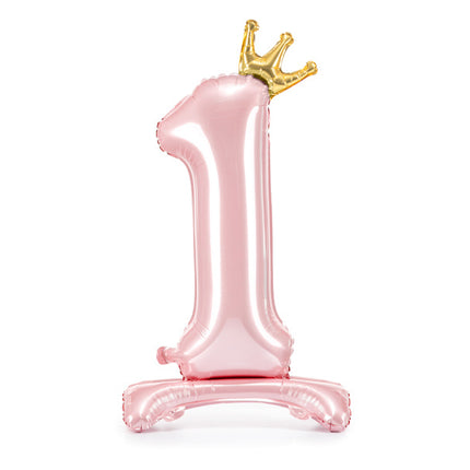 Ballon de baudruche Figure 1 Rose clair Standard Vide 84cm