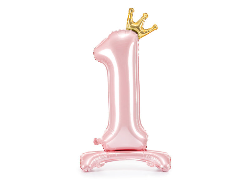 Ballon de baudruche Figure 1 Rose clair Standard Vide 84cm