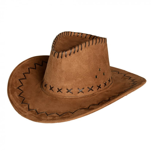 Chapeau de cow-boy aspect cuir