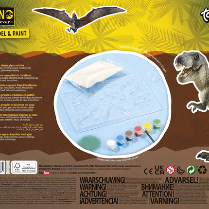 Set de peinture pour dinosaures