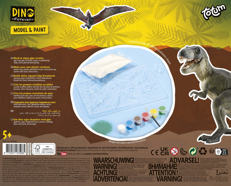 Set de peinture pour dinosaures