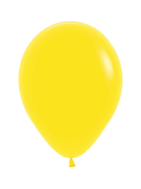 Ballons de baudruche jaune 25cm 100pcs