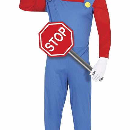 Costume Super Mario Rouge Bleu Hommes