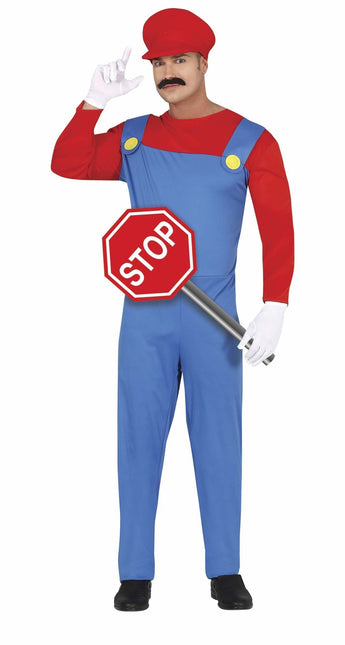 Costume Super Mario Rouge Bleu Hommes