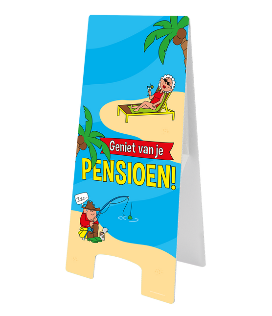 Panneau d'avertissement Pension Cartoon 58cm