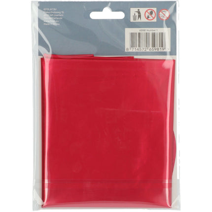 Ballon de baudruche Figure 1 Rouge mat XL 86cm vide