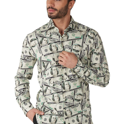 Dollar Money Shirt Men OppoSuits