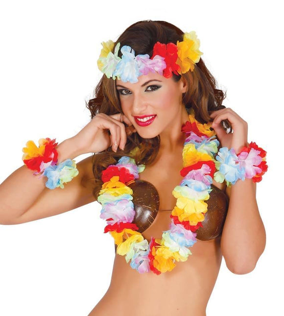 Ensemble de couronnes Hawaii Deluxe 3 pièces