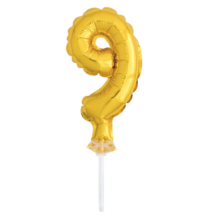 Décor de gâteau Ballon de baudruche Figure 9 21cm