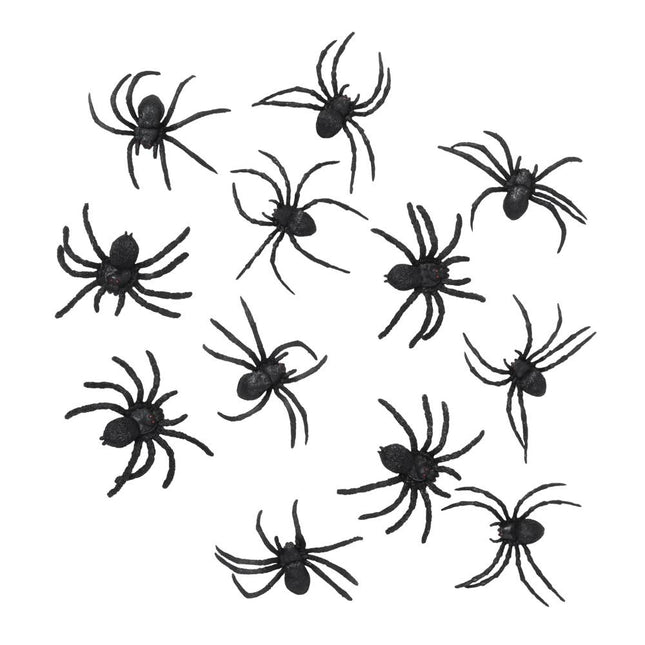 Fausses araignées 4cm 12pcs