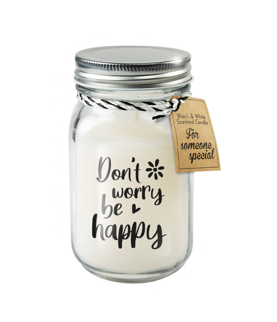 Bougie parfumée Don't Worry Be Happy 14cm