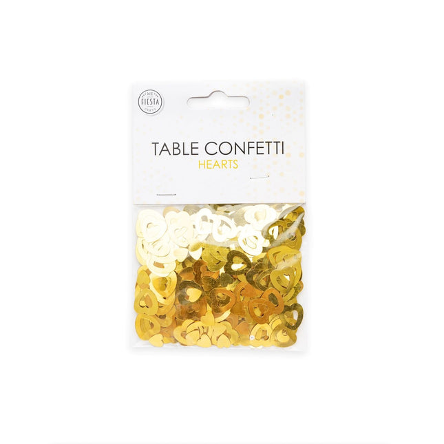 Confetti de table Cœurs ouverts Or