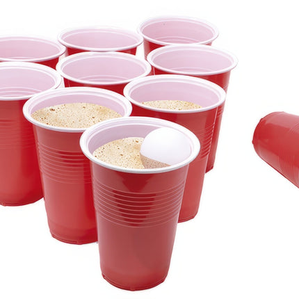 Ensemble Beerpong rouge 35 pièces