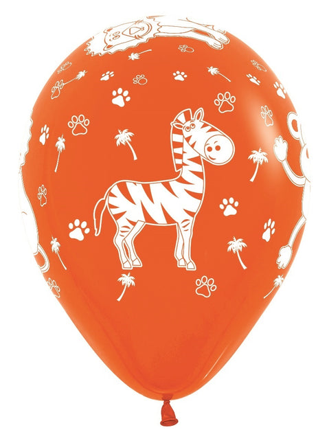 Ballons Jungle Animals Fashion Mix 30cm 25pcs