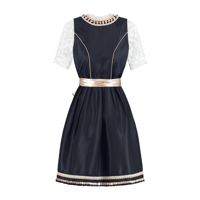 Blanc Bleu Robe Dirndl Oktoberfest Ladies 2 Pieces